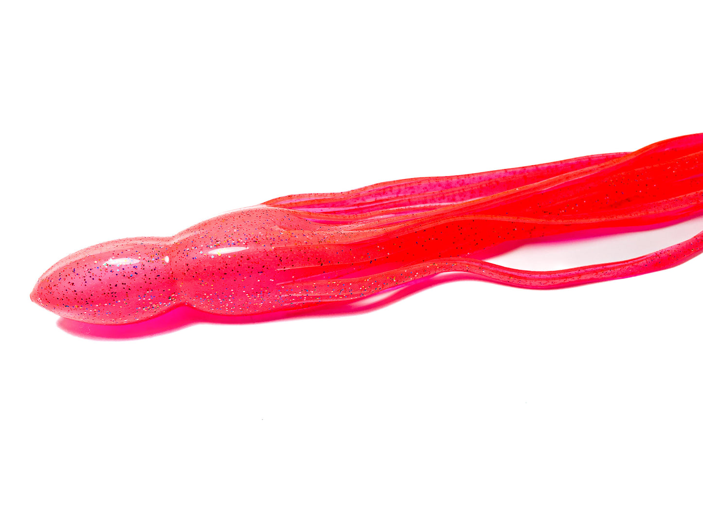 Trolling Lure Skirt - Pink with Rainbow glitter (55FC)
