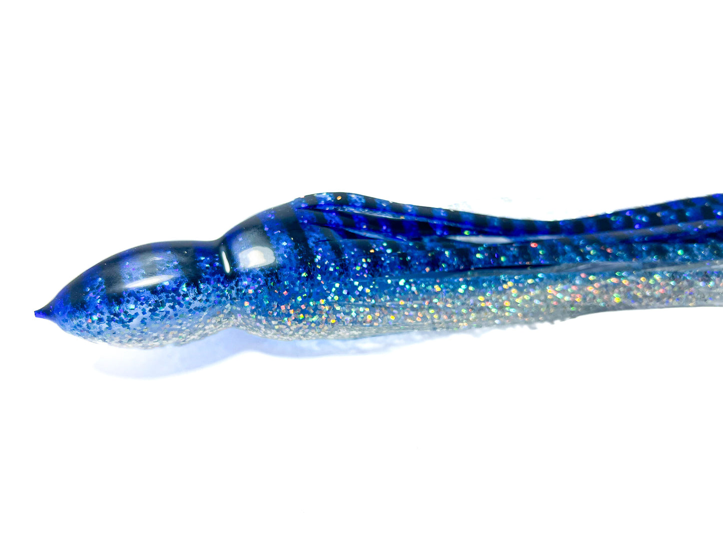 Trolling Lure Skirt - Blue Silver Black Tiger (185)