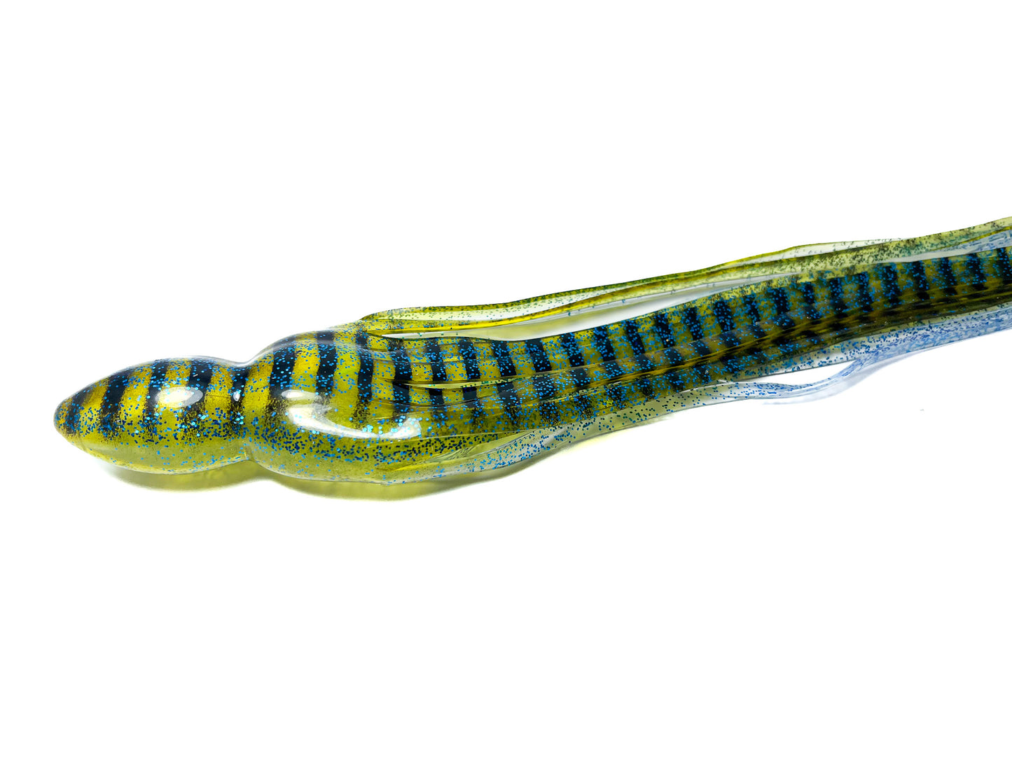 Trolling Lure Skirt - Gold Clear Black Tiger (158B)