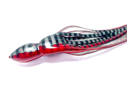 Trolling Lure Skirt - Red Silver Hologram Tiger (231)